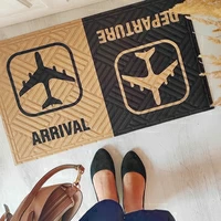 Коврик придверный «Arrival Departure»