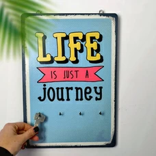 Вешалка-ключница «Life is just a journey» купить в интернет-магазине Супер Пуперс