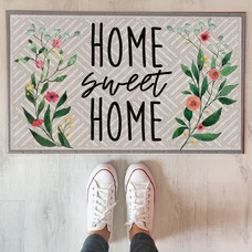 Килимок придверний «Home sweet home» придбати в інтернет-магазині Супер Пуперс
