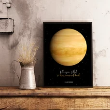 Постер с вашим текстом «Venus» купить в интернет-магазине Супер Пуперс