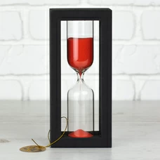 Песочные часы «Black-Red» на 30 минут купить в интернет-магазине Супер Пуперс