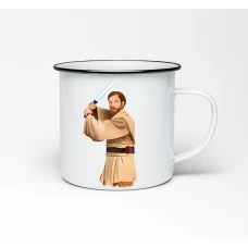 Емальований кухоль «Obi-Wan» придбати в інтернет-магазині Супер Пуперс