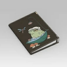 Обложка на паспорт «A frog in the bath» купить в интернет-магазине Супер Пуперс