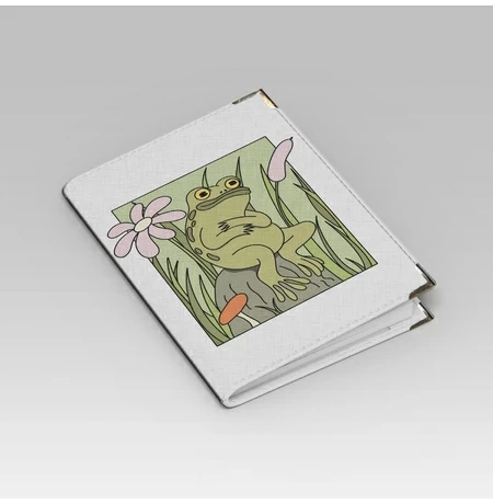 Обкладинка на паспорт «Frog»
