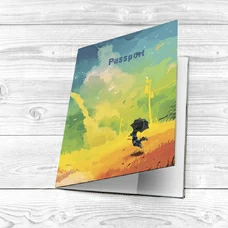 Обкладинка на паспорт "Painted sky" придбати в інтернет-магазині Супер Пуперс