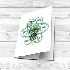 Обложка на паспорт «Heisenberg`s atom» купить в интернет-магазине Супер Пуперс