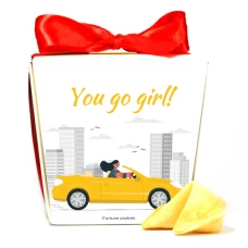 Печенье с предсказаниями «You go girl» купить в интернет-магазине Супер Пуперс