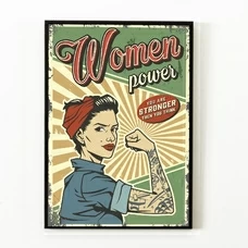 Постер «Women's power» придбати в інтернет-магазині Супер Пуперс