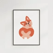 Постер «Corgi» купить в интернет-магазине Супер Пуперс