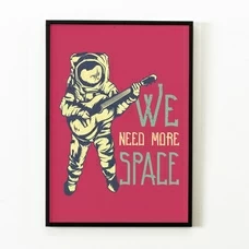 Постер «We need more space» придбати в інтернет-магазині Супер Пуперс