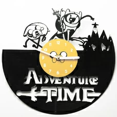 Виниловые часы «Adventure time» купить в интернет-магазине Супер Пуперс