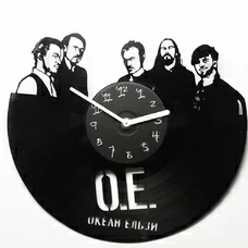Виниловые часы «Океан Ельзи» купить в интернет-магазине Супер Пуперс