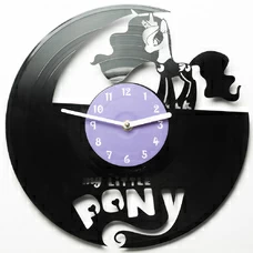 Вініловий годинник "My little pony" придбати в інтернет-магазині Супер Пуперс