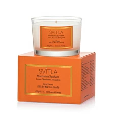 Ароматична свічка «Mandarina sparkles» придбати в інтернет-магазині Супер Пуперс