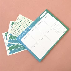 Настольный планер «DESK WEEKLY», зеленый купить в интернет-магазине Супер Пуперс