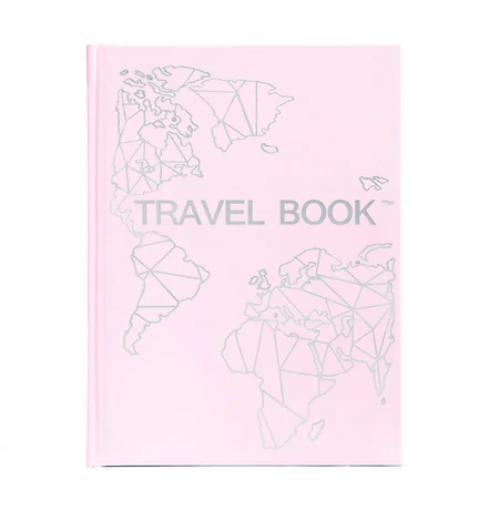 Блокнот Travel book. Планер подорожей, рожевий
