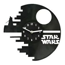 Виниловые часы «Star Wars: Death Star» - уценка