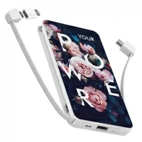 Внешний аккумулятор PowerBank 10000 mAh «Розы»
