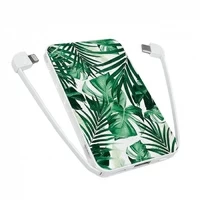 Зовнішній акумулятор PowerBank 5000 mAh «Листя»