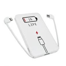 Внешний аккумулятор PowerBank 5000 mAh «Зарядись» купить в интернет-магазине Супер Пуперс