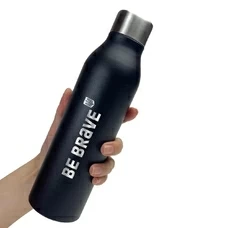 Термос «Be brave», чорний придбати в інтернет-магазині Супер Пуперс