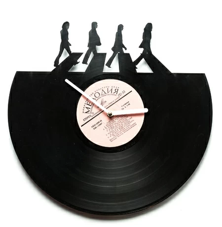 Виниловые часы «Abbey the road»