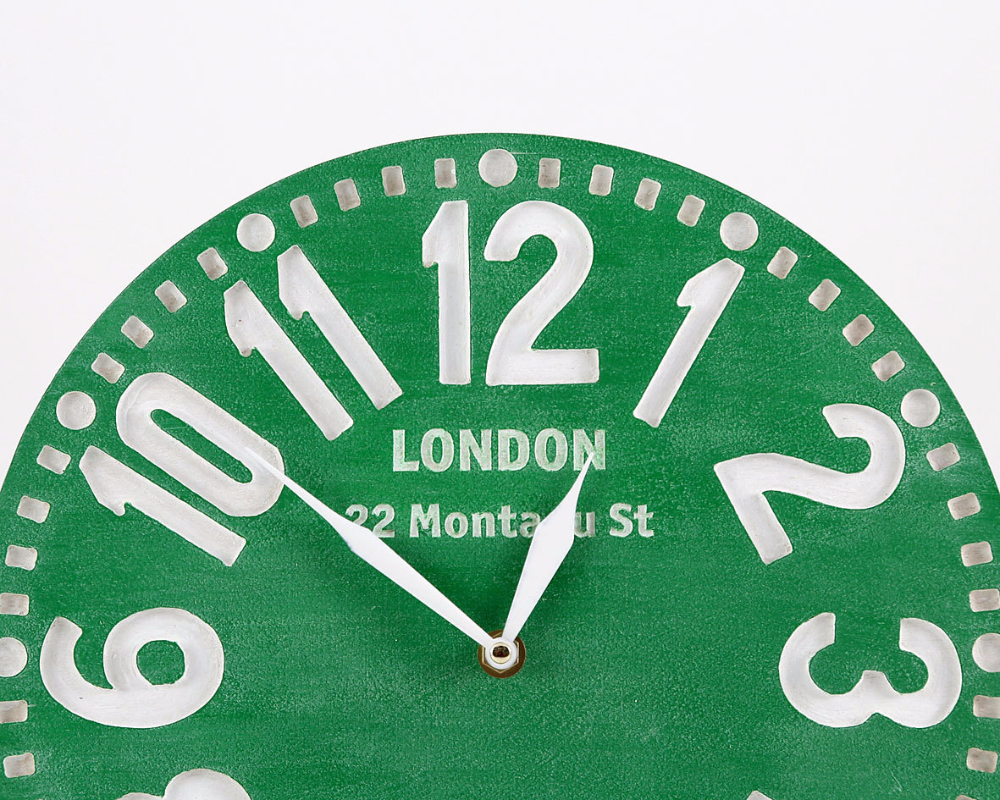 Настенные часы "Лондон", зелёный