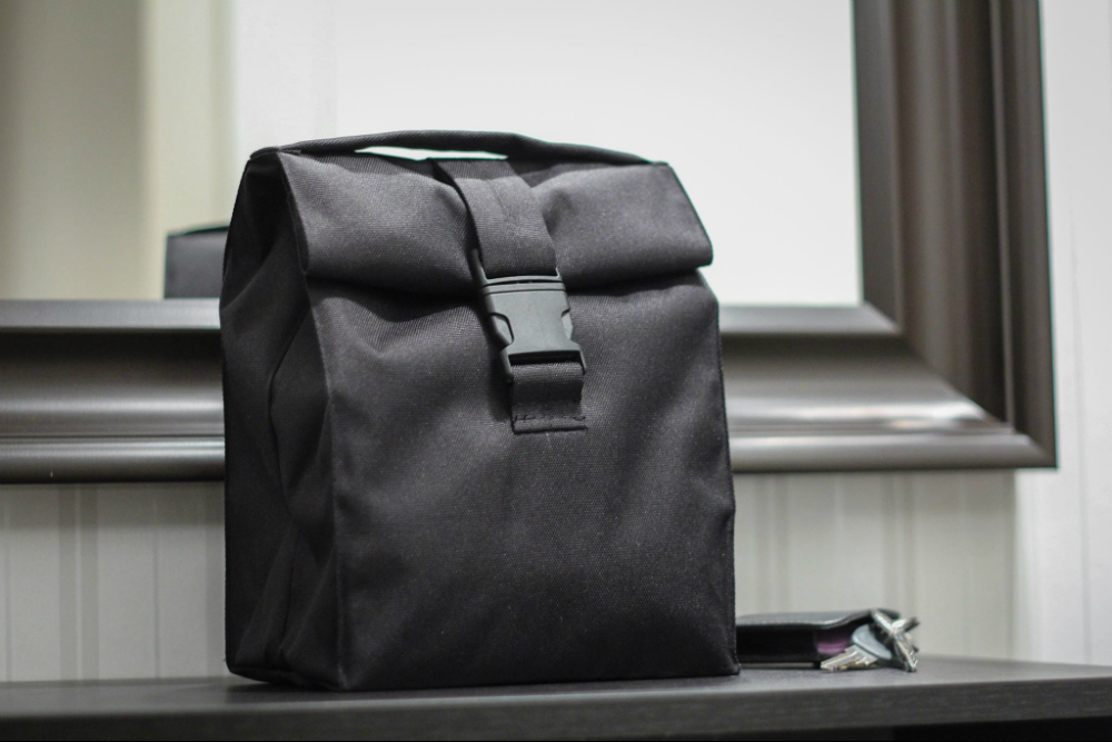 Термо сумочка для ланча Lunch bag (чёрная)