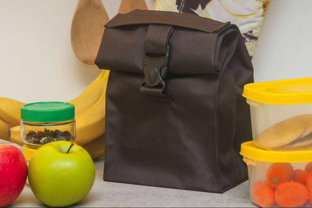 Термо сумочка для ланча Lunch bag коричневый