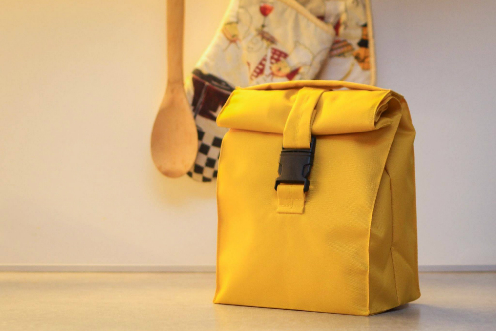 Термо сумочка для ланча Lunch bag (жёлтая)